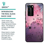 Space Doodles Glass Case for Huawei P40 Pro