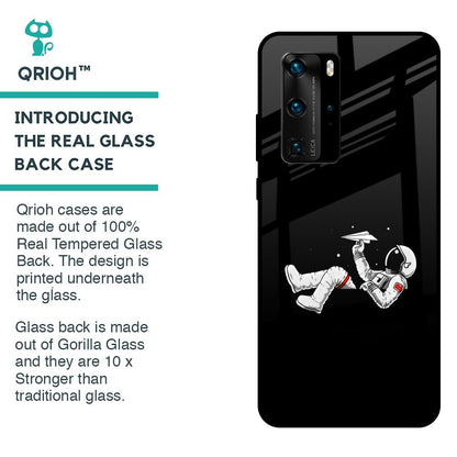 Space Traveller Glass Case for Huawei P40 Pro