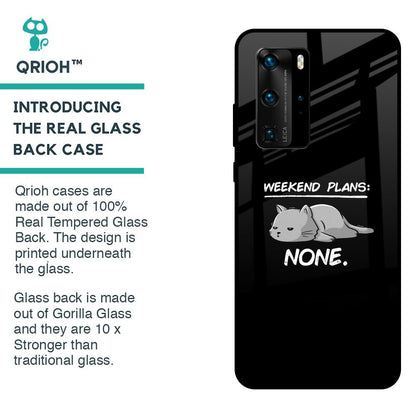Weekend Plans Glass Case for Huawei P40 Pro