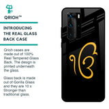 Luxury Fashion Initial Glass Case for Huawei P40 Pro