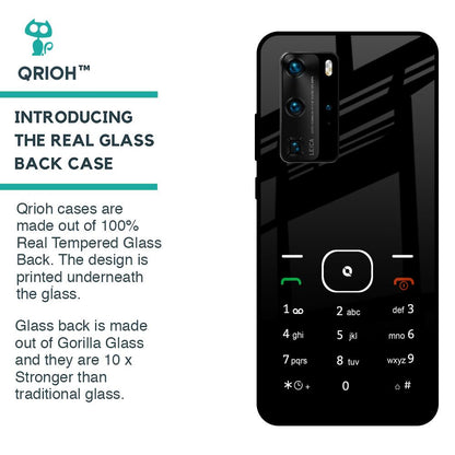 Classic Keypad Pattern Glass Case for Huawei P40 Pro