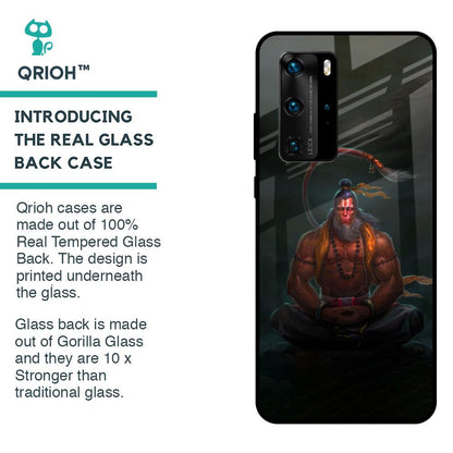 Lord Hanuman Animated Glass Case for Huawei P40 Pro