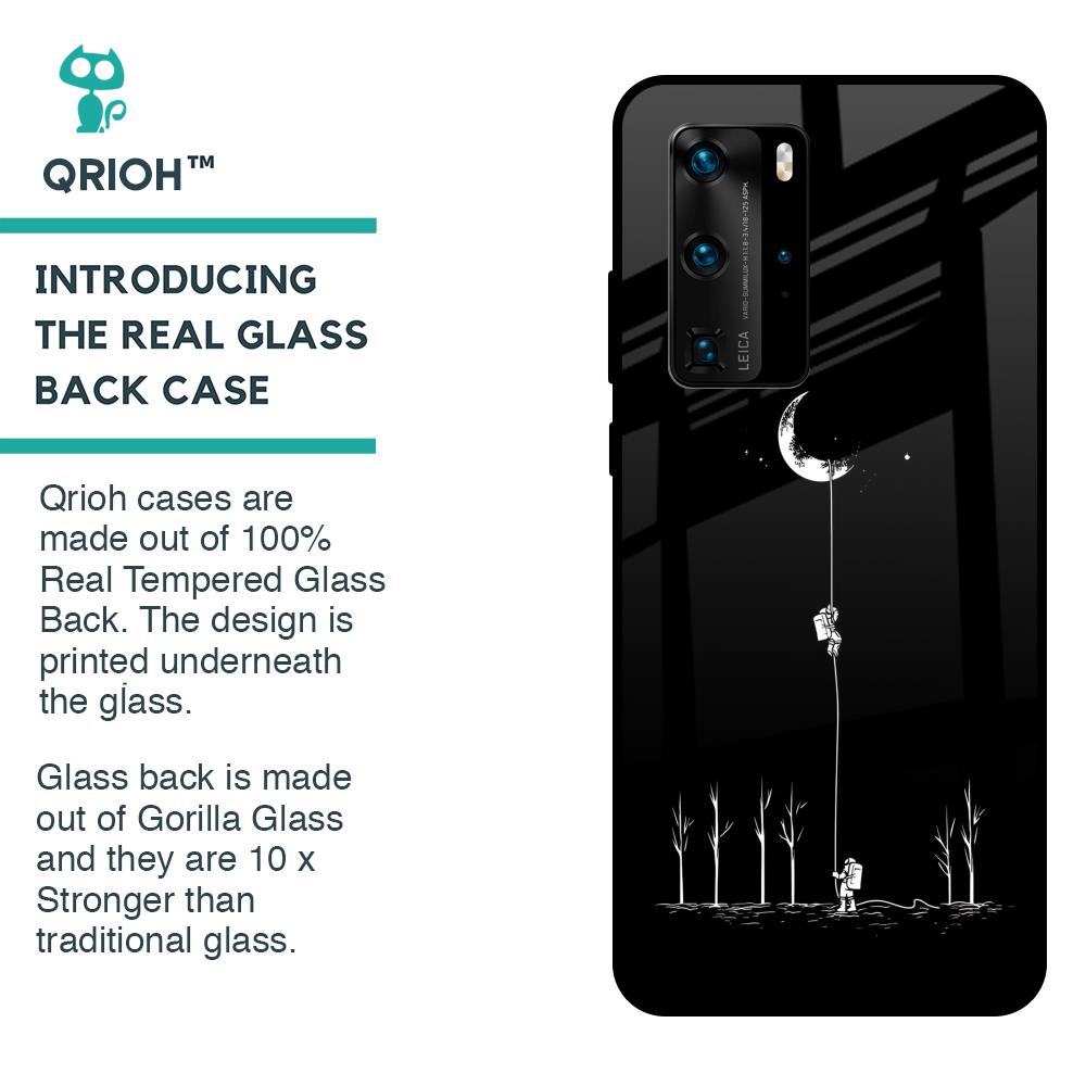 Catch the Moon Glass Case for Huawei P40 Pro