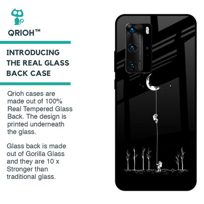 Catch the Moon Glass Case for Huawei P40 Pro