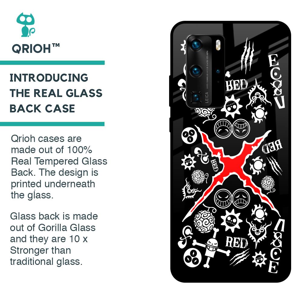 Red Zone Glass Case for Huawei P40 Pro