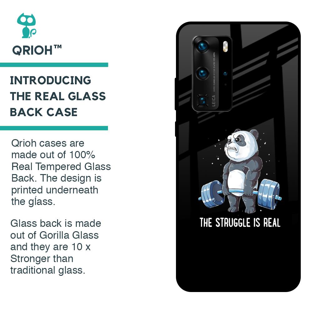 Real Struggle Glass Case for Huawei P40 Pro