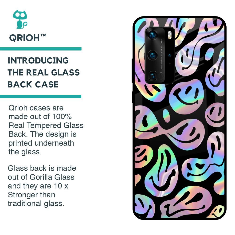 Acid Smile Glass Case for Huawei P40 Pro