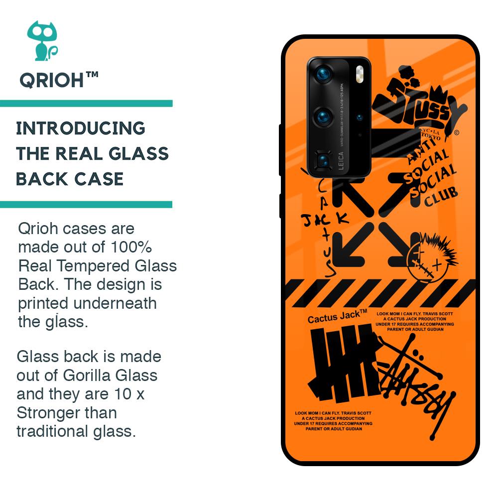 Anti Social Club Glass Case for Huawei P40 Pro