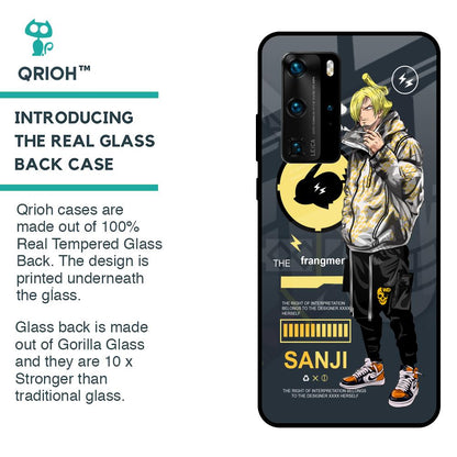 Cool Sanji Glass Case for Huawei P40 Pro