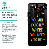 Magical Words Glass Case for Huawei P40 Pro