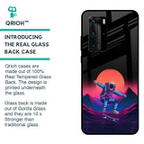 Retro Astronaut Glass Case for Huawei P40 Pro