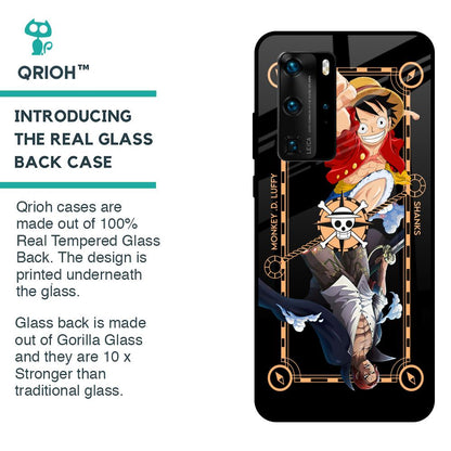 Shanks & Luffy Glass Case for Huawei P40 Pro