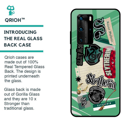 Slytherin Glass Case for Huawei P40 Pro