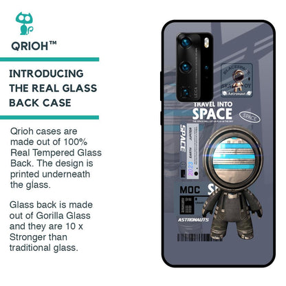 Space Travel Glass Case for Huawei P40 Pro