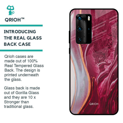 Crimson Ruby Glass Case for Huawei P40 Pro
