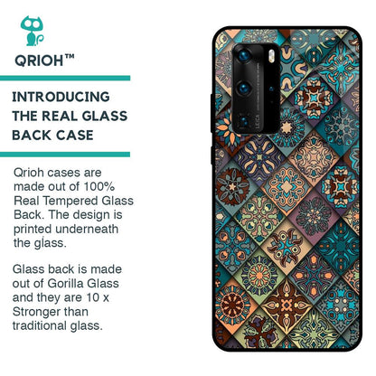 Retro Art Glass case for Huawei P40 Pro