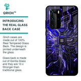 Techno Color Pattern Glass Case For Huawei P40 Pro