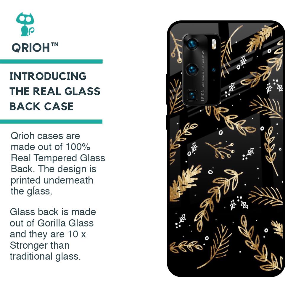 Autumn Leaves Glass case for Huawei P40 Pro