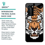 Angry Tiger Glass Case For Huawei P40 Pro
