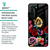 Floral Decorative Glass Case For Huawei P40 Pro
