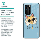 Adorable Cute Kitty Glass Case For Huawei P40 Pro