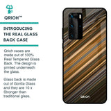 Diagonal Slash Pattern Glass Case for Huawei P40 Pro