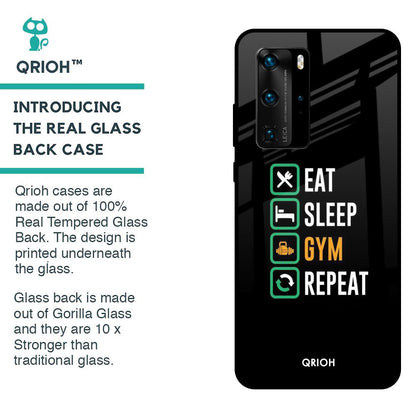 Daily Routine Glass Case for Huawei P40 Pro
