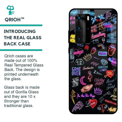 Accept The Mystery Glass Case for Huawei P40 Pro