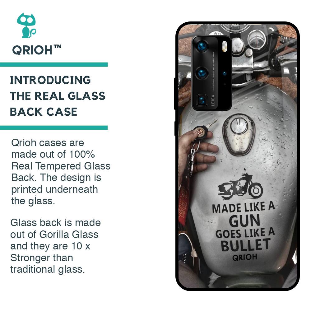 Royal Bike Glass Case for Huawei P40 Pro