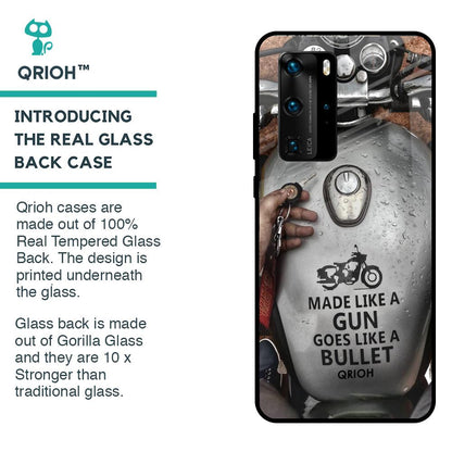 Royal Bike Glass Case for Huawei P40 Pro