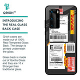 Cool Barcode Label Glass case For Huawei P40 Pro