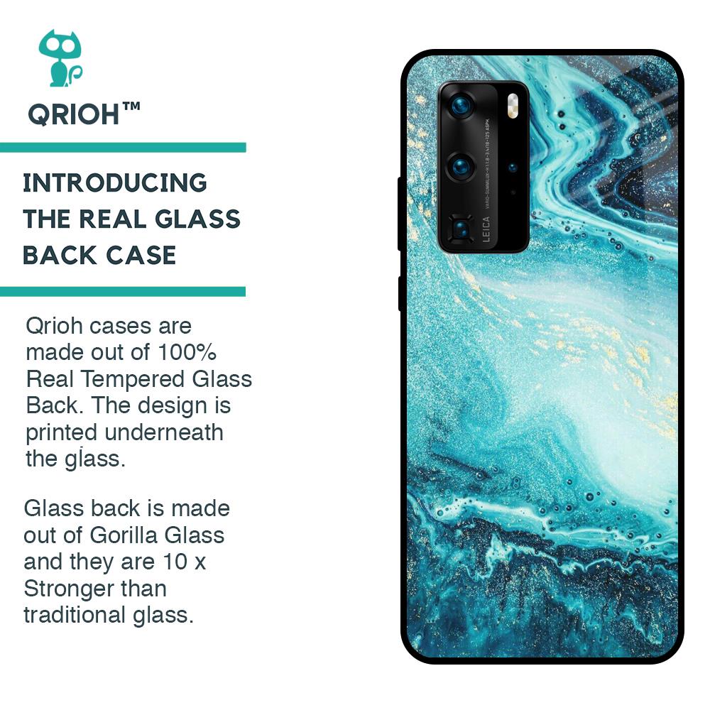 Sea Water Glass case for Huawei P40 Pro