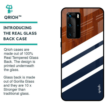 Bold Stripes Glass case for Huawei P40 Pro
