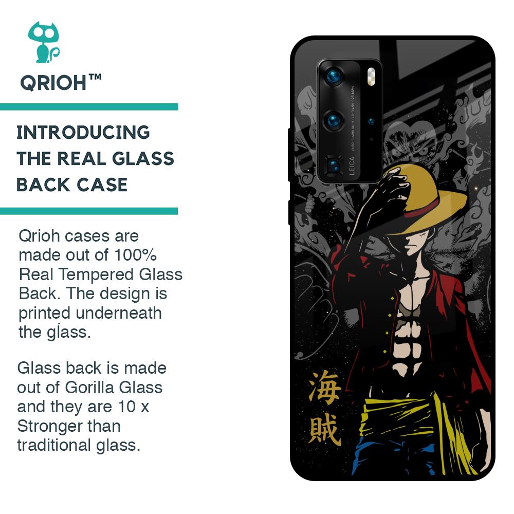 Dark Luffy Glass Case for Huawei P40 Pro