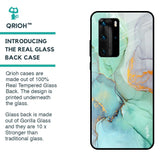 Green Marble Glass case for Huawei P40 Pro