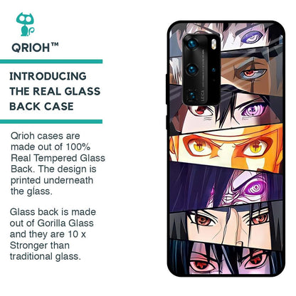 Anime Eyes Glass Case for Huawei P40 Pro