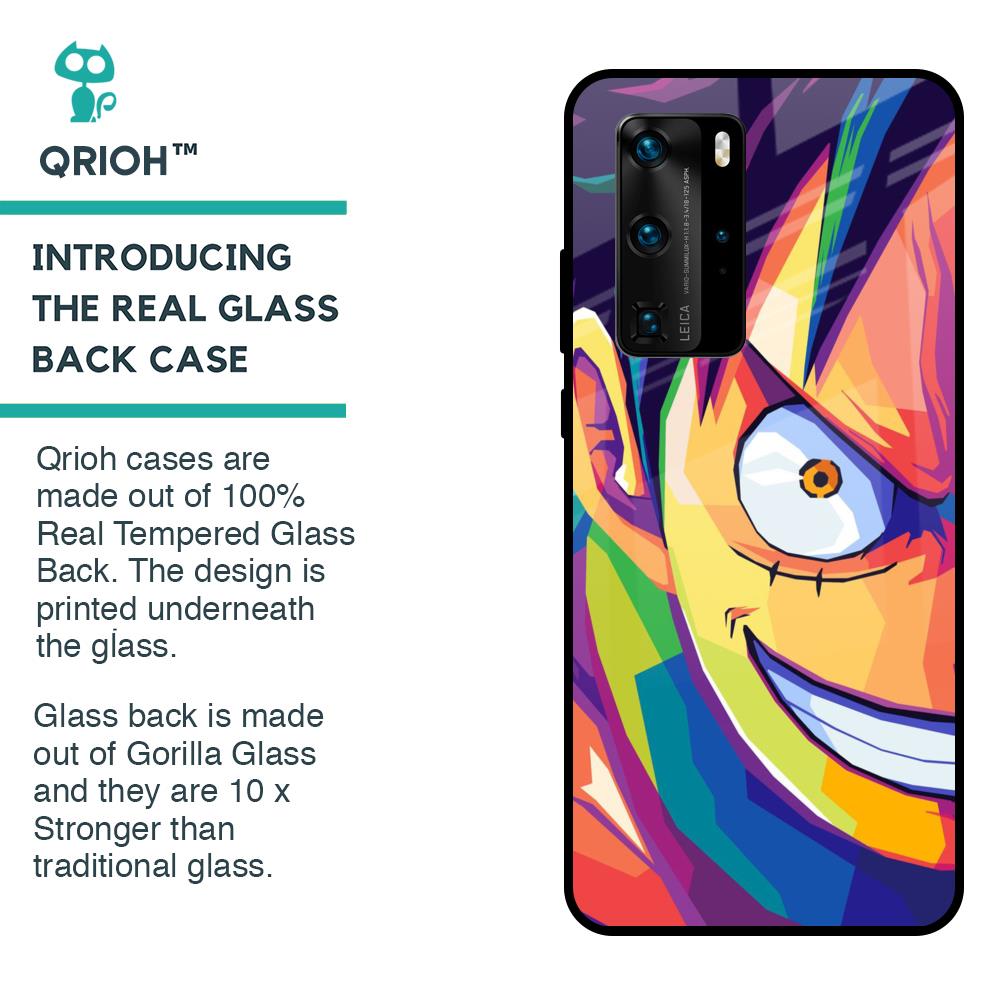 Monkey Wpap Pop Art Glass Case for Huawei P40 Pro