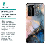 Marble Ink Abstract Glass Case for Huawei P40 Pro