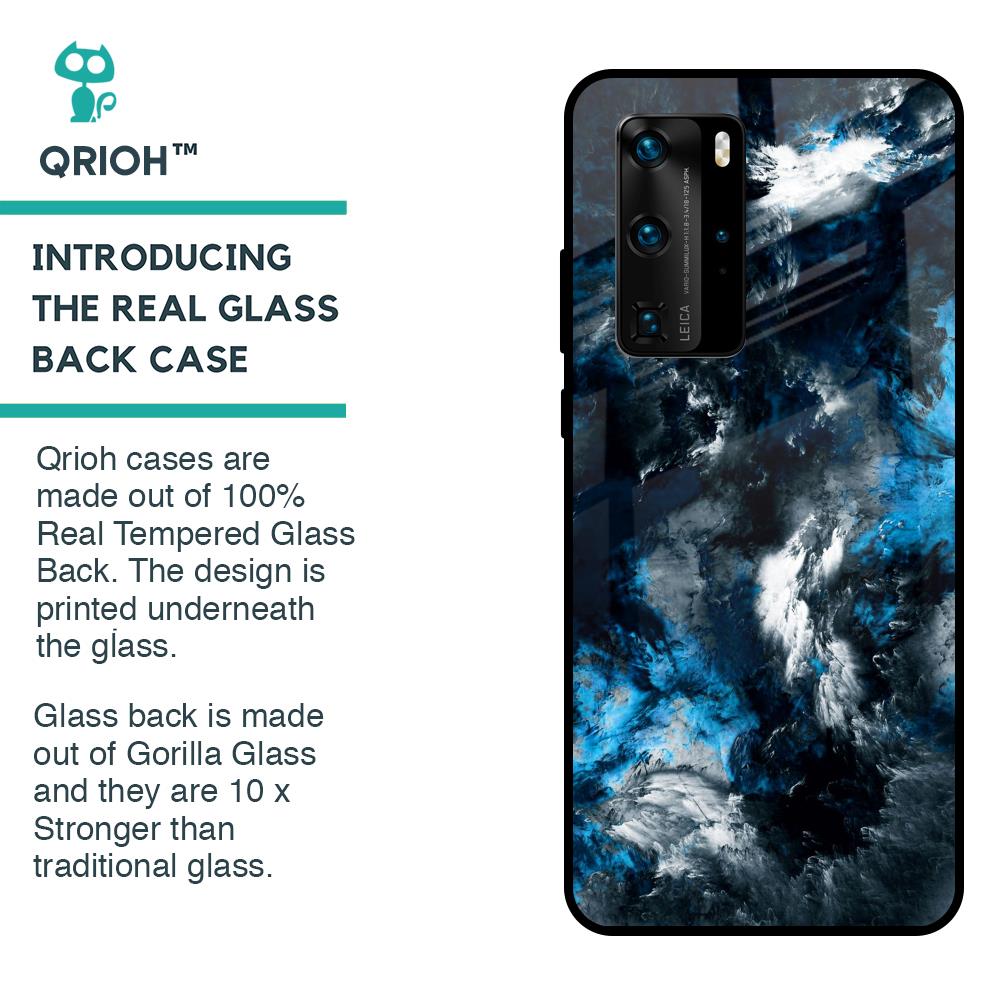 Cloudy Dust Glass Case for Huawei P40 Pro