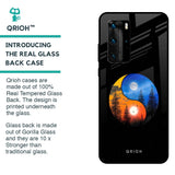 Yin Yang Balance Glass Case for Huawei P40 Pro