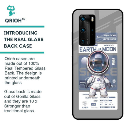 Space Flight Pass Glass Case for Huawei P40 Pro