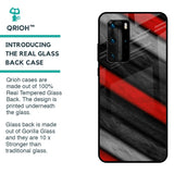 Soft Wooden Texture Glass Case for Huawei P40 Pro