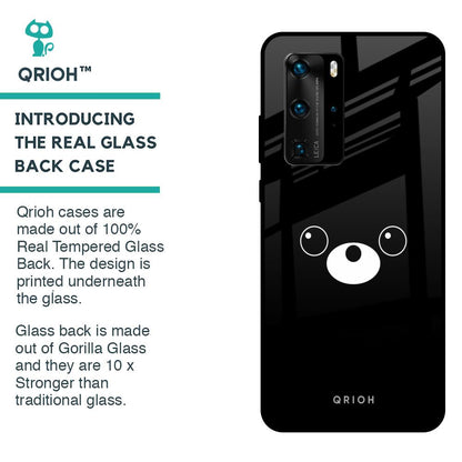 Cute Bear Glass Case for Huawei P40 Pro