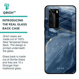 Deep Ocean Marble Glass Case for Huawei P40 Pro
