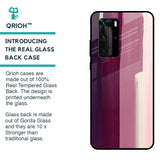 Brush Stroke Art Glass Case for Huawei P40 Pro
