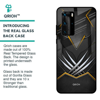 Black Warrior Glass Case for Huawei P40 Pro
