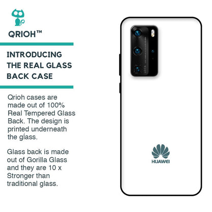 Arctic White Glass Case for Huawei P40 Pro