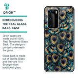 Peacock Feathers Glass case for Huawei P40 Pro