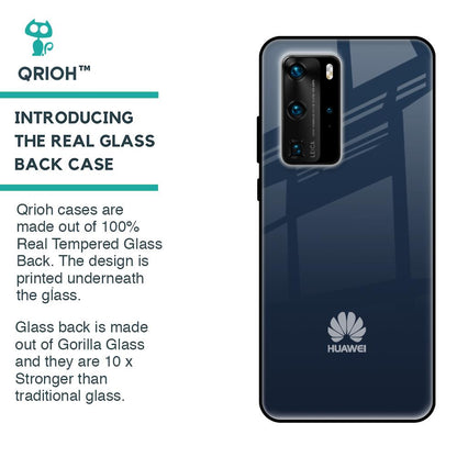 Overshadow Blue Glass Case For Huawei P40 Pro