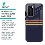 Tricolor Stripes Glass Case For Huawei P40 Pro